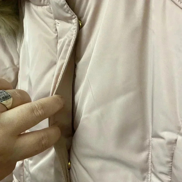 🆕Jessica Simpson Blush Sherpa-Trim Anorak Long Jacket L🆕 - Picture 10 of 16